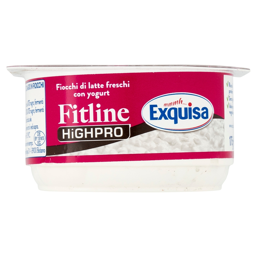 Exquisa Fitline Highpro Fiocchi di latte freschi con yogurt 175 g